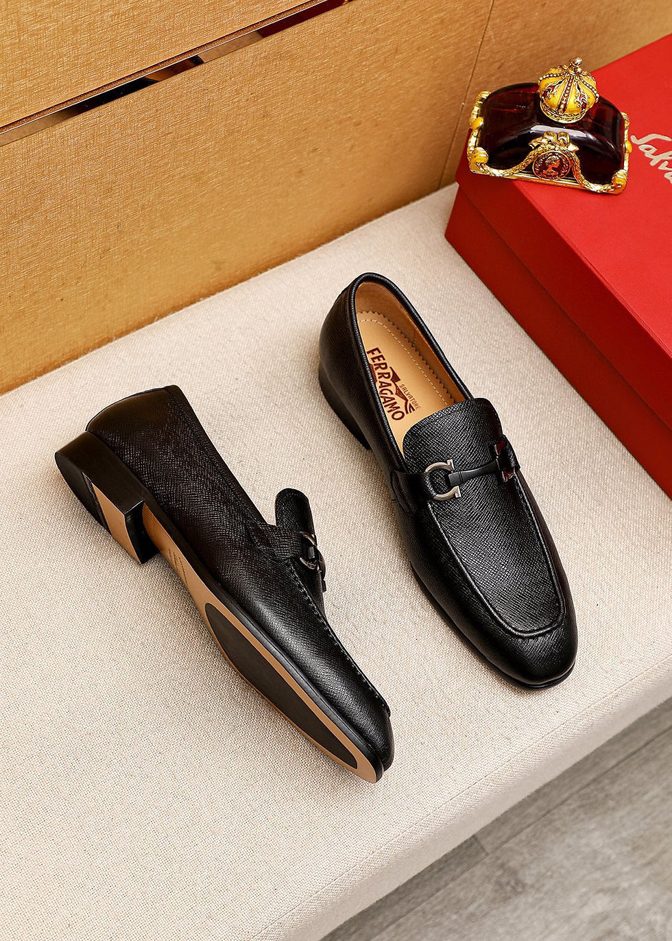 Thumbnail: Ferragamo Leather Shoes