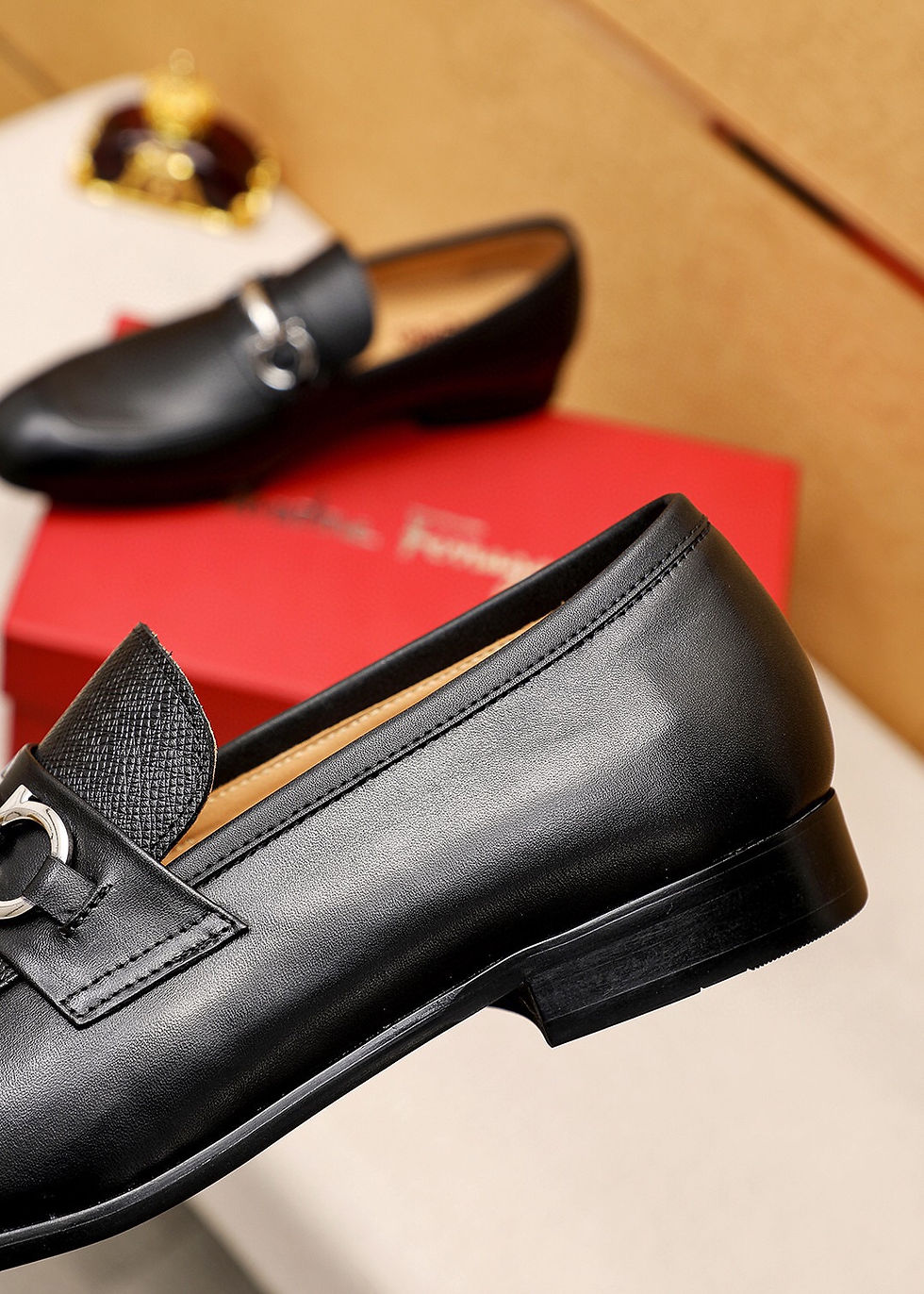 Thumbnail: Ferragamo Leather Shoes