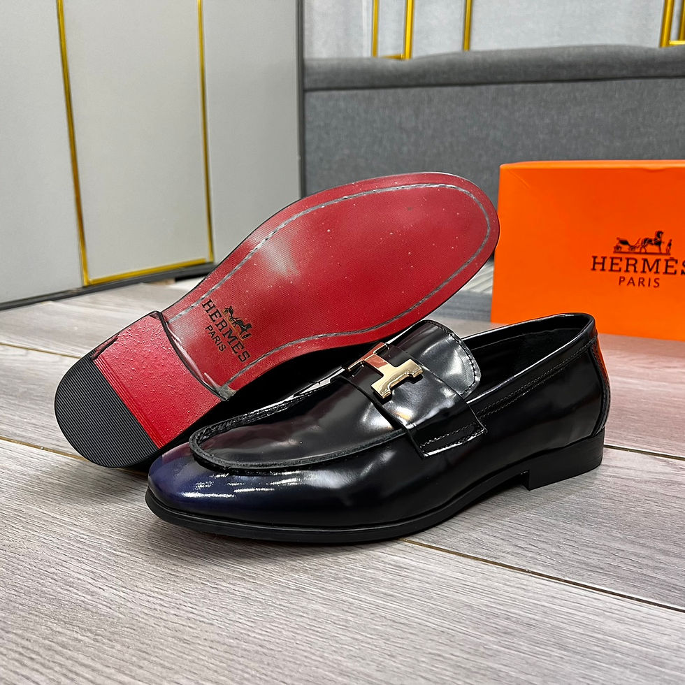 Miniature : HERMES Leather Shoes