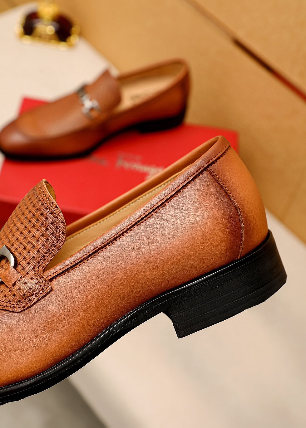 Thumbnail: Ferragamo Leather Shoes