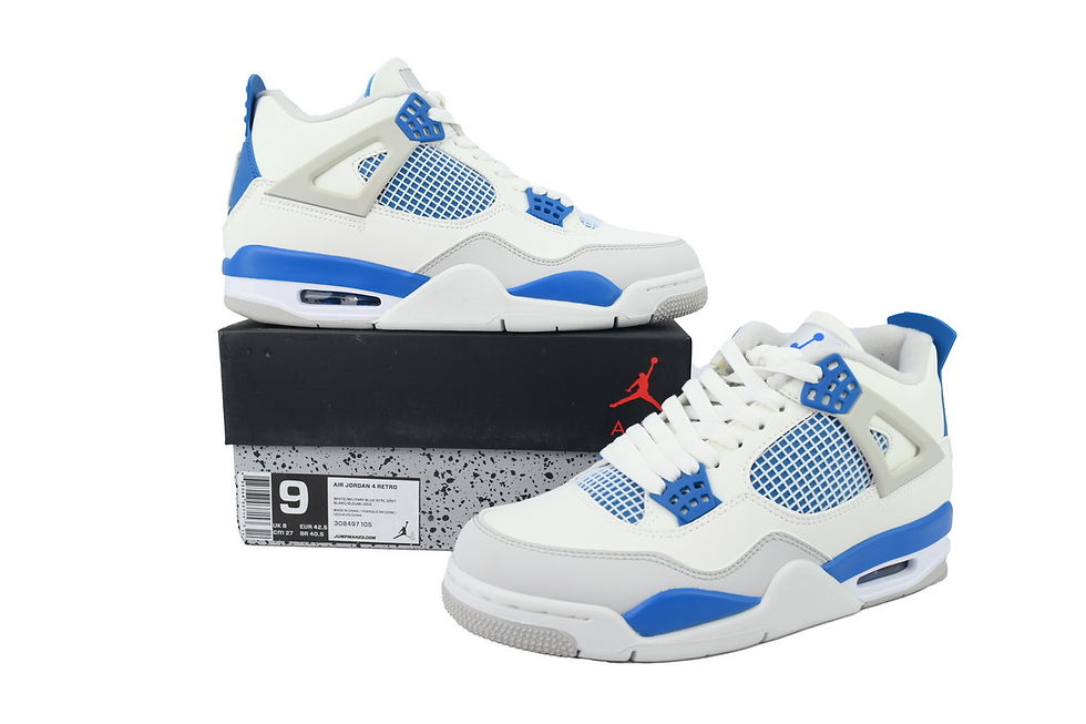 Miniature : Air Jordan 4 Retro Military Blue