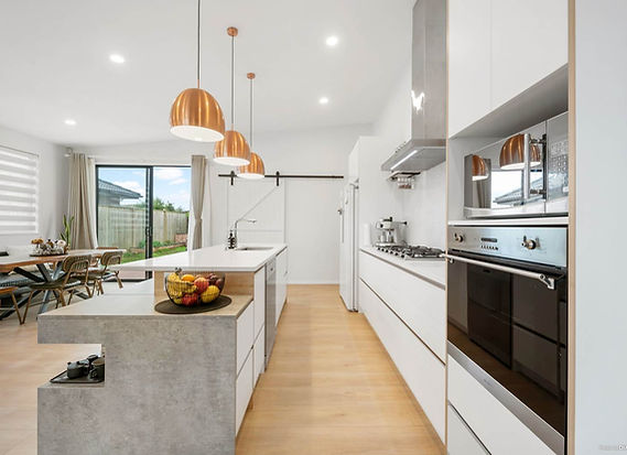 Straight with lsland kitchen pukekohe auckland