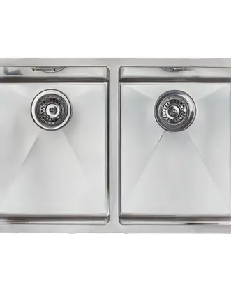 304 stainless-steel single and double bowl kitchen sink options