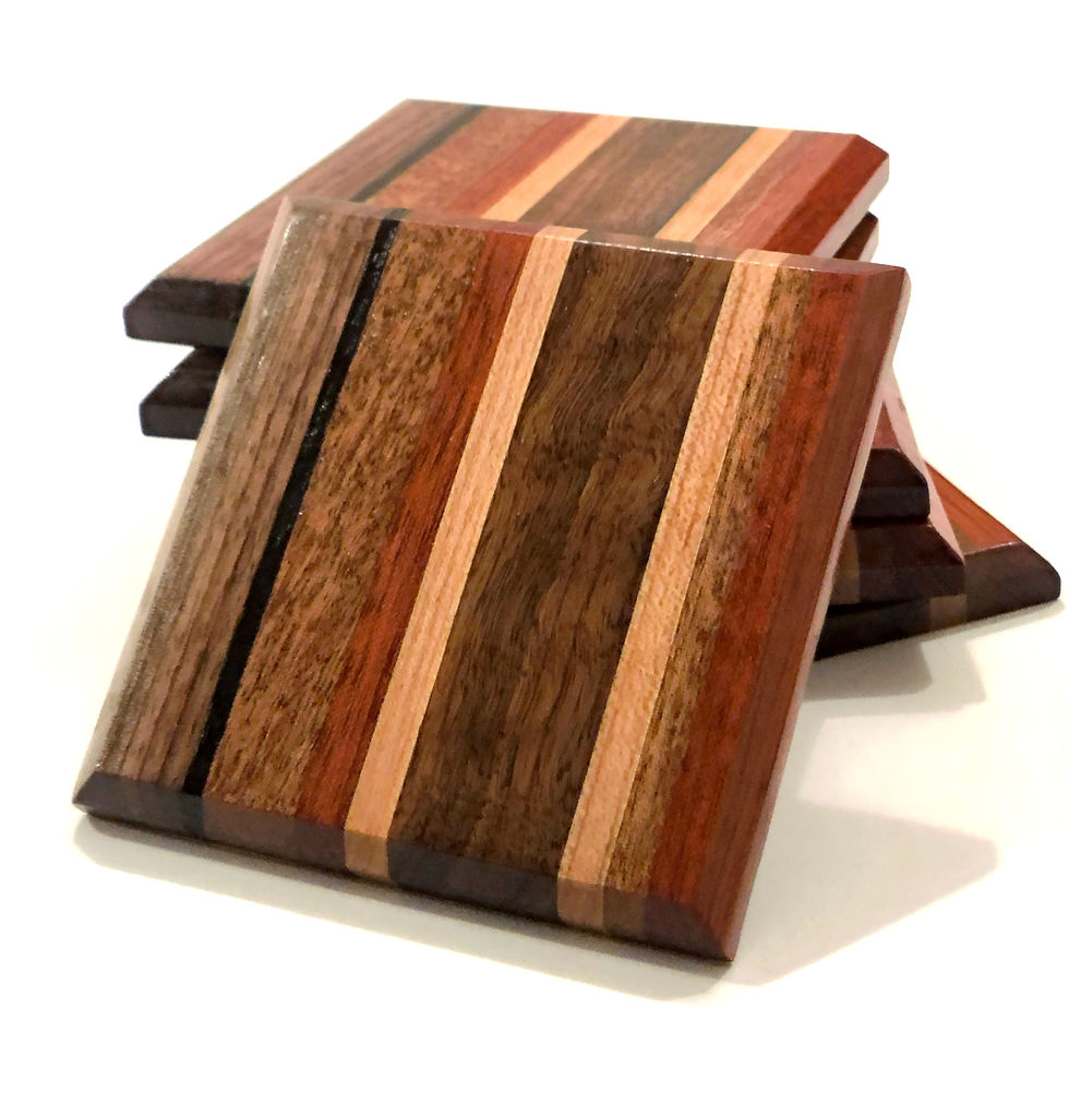 Exotic Wood Coasters