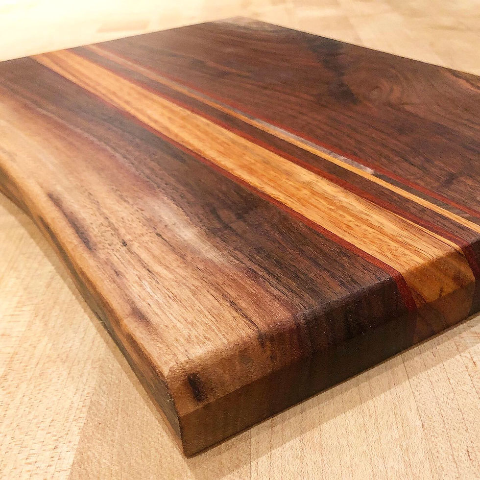 Live edge cutting board