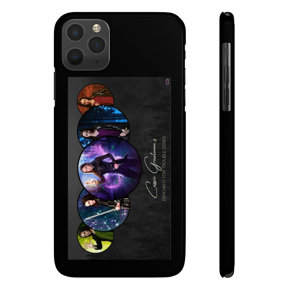 Thumbnail: Penchant for Trouble Slim Phone Cases