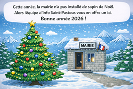 Cette année, le sapin est ici ... Bonne Année 2026