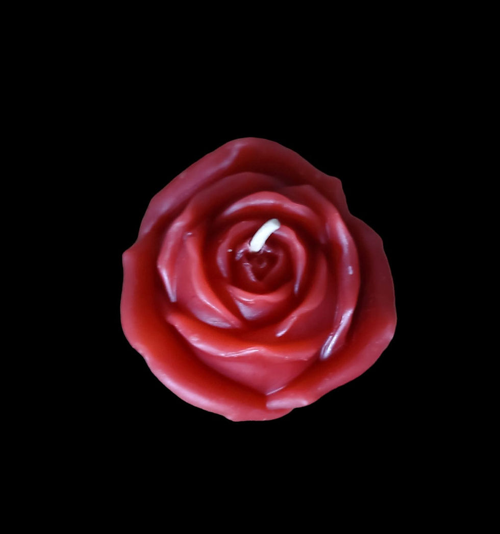 Thumbnail: Beeswax Rose Candle