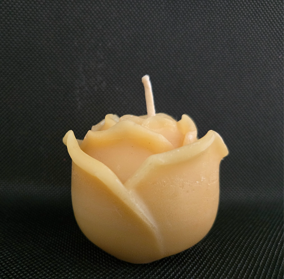 Thumbnail: Beeswax Rose Candle