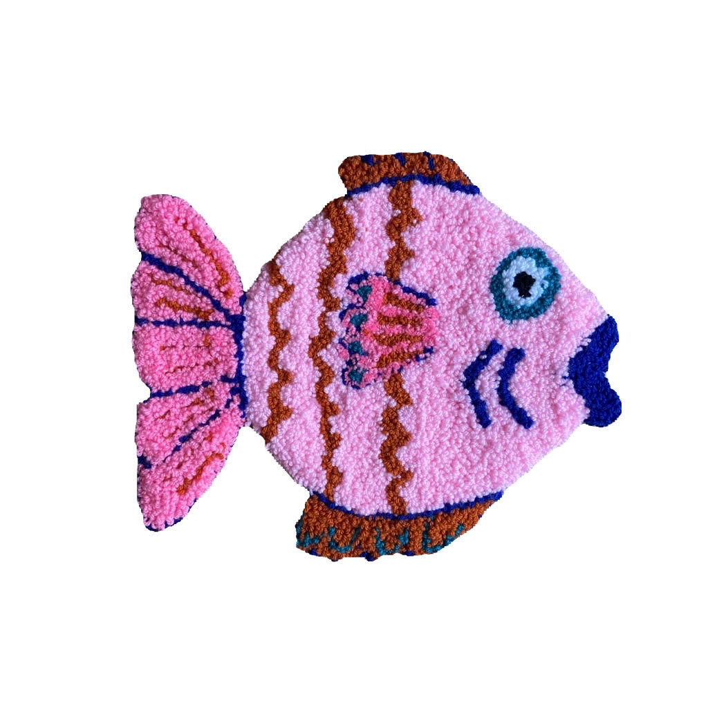 Pink Fish Rug