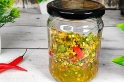 बिना तेल का मिर्च लहसुन अदरक अचार