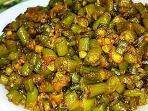 हरी लोबिया की स्वादिष्ट सूखी सब्जी – चावली या बोड़ा की आसान रेसिपी