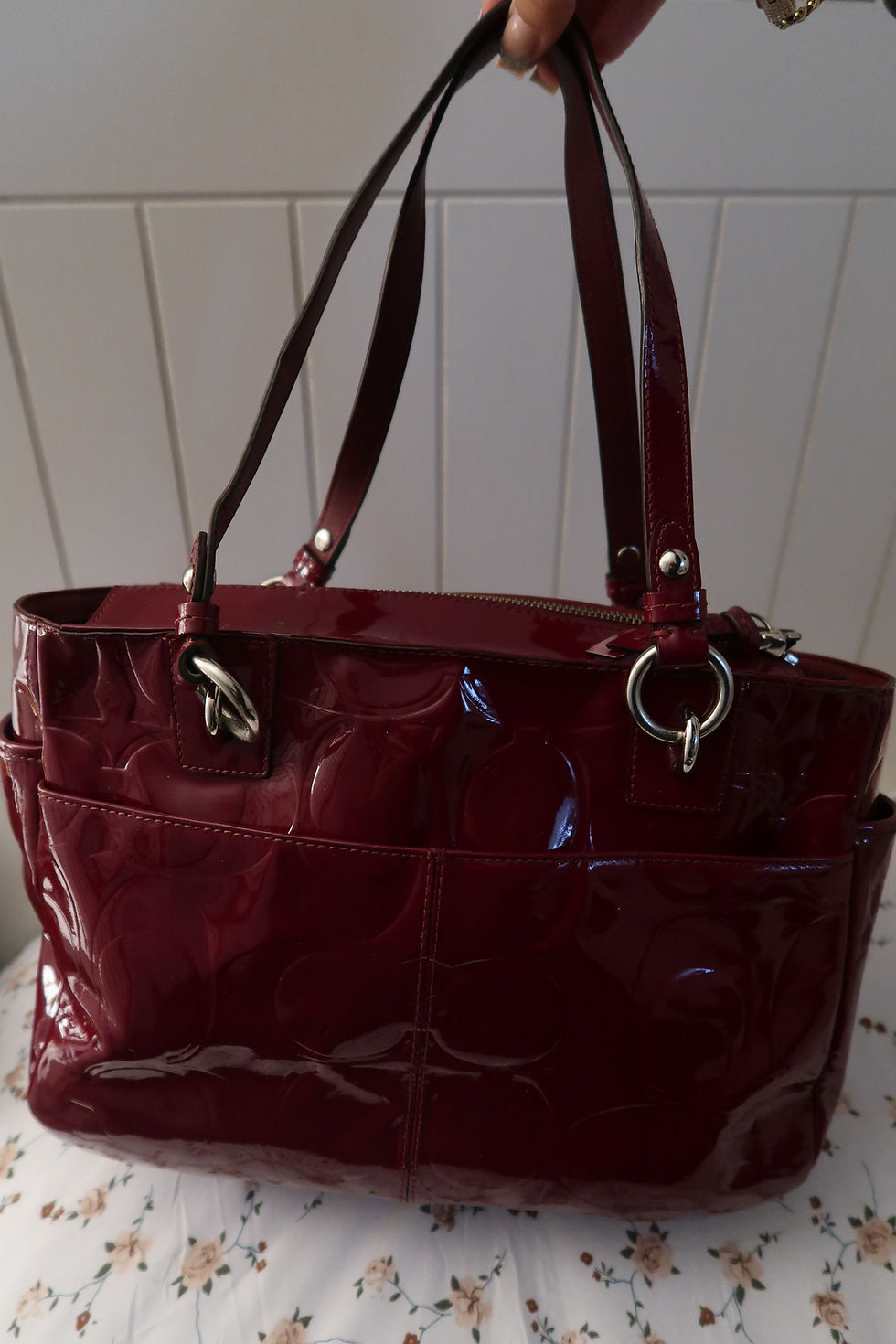 Thumbnail: Coach Patent Leather Shoulder Bag (2011)