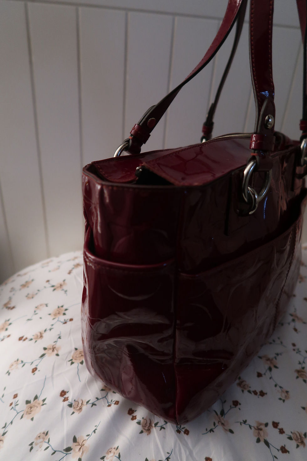 Thumbnail: Coach Patent Leather Shoulder Bag (2011)