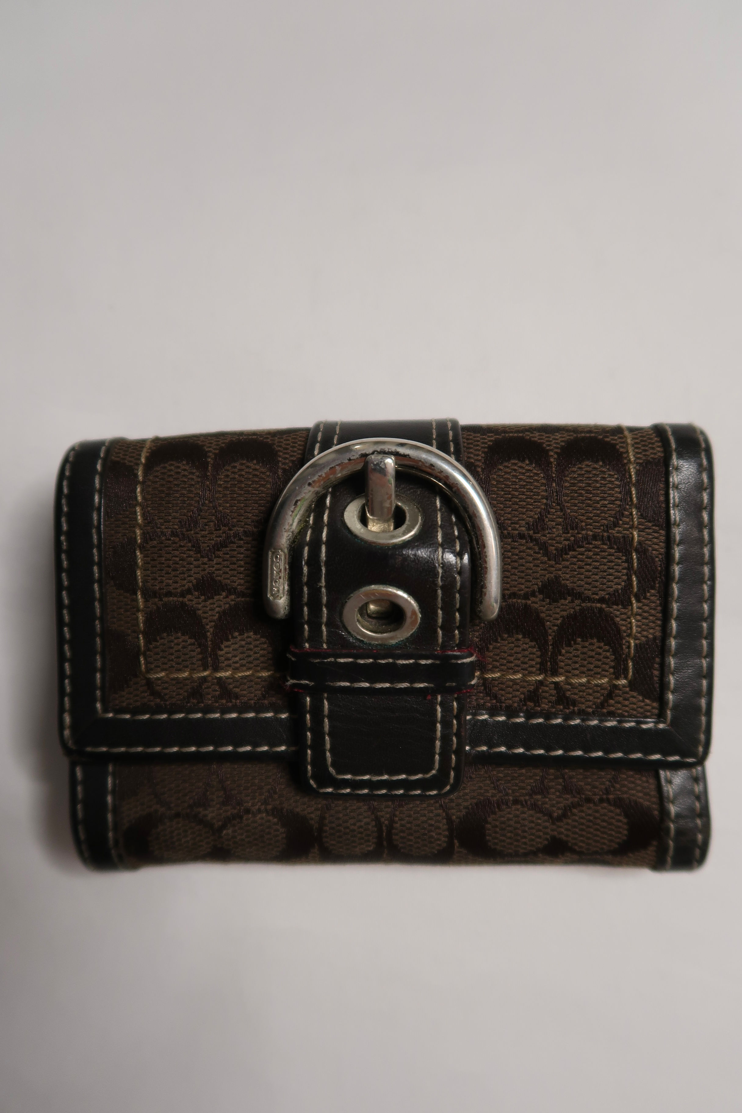 Coach Signature Buckle Wallet
