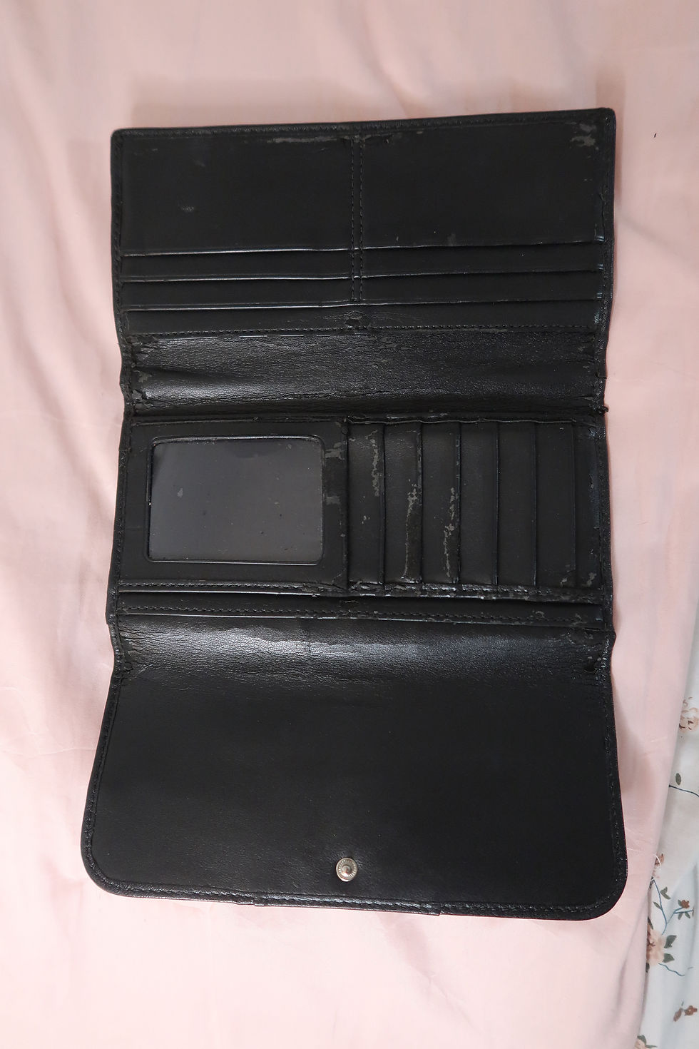 Thumbnail: Coach Black Leather Wallet