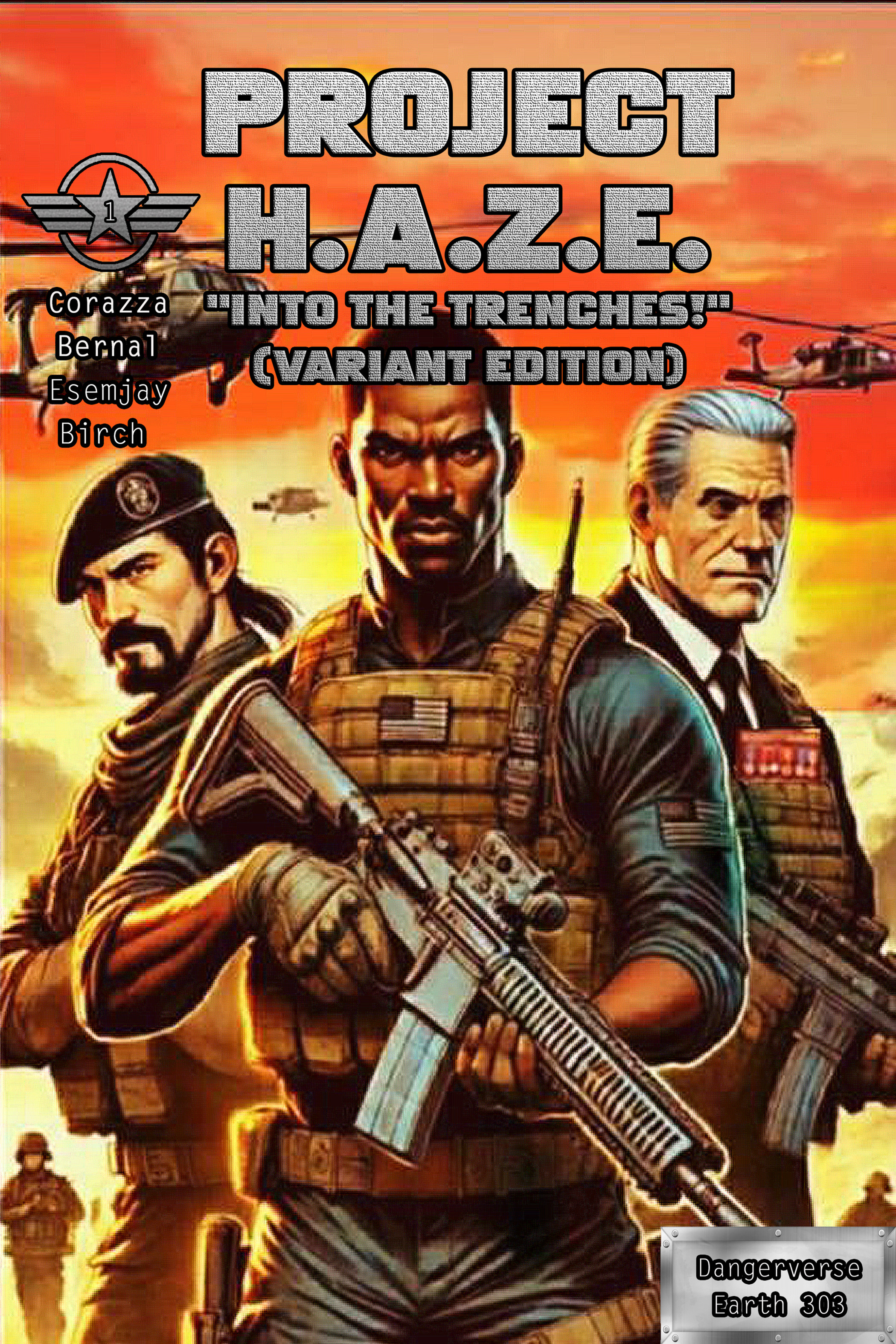Project H.A.Z.E. Issue #1 (Michael Birch Variant Edition) E-Book