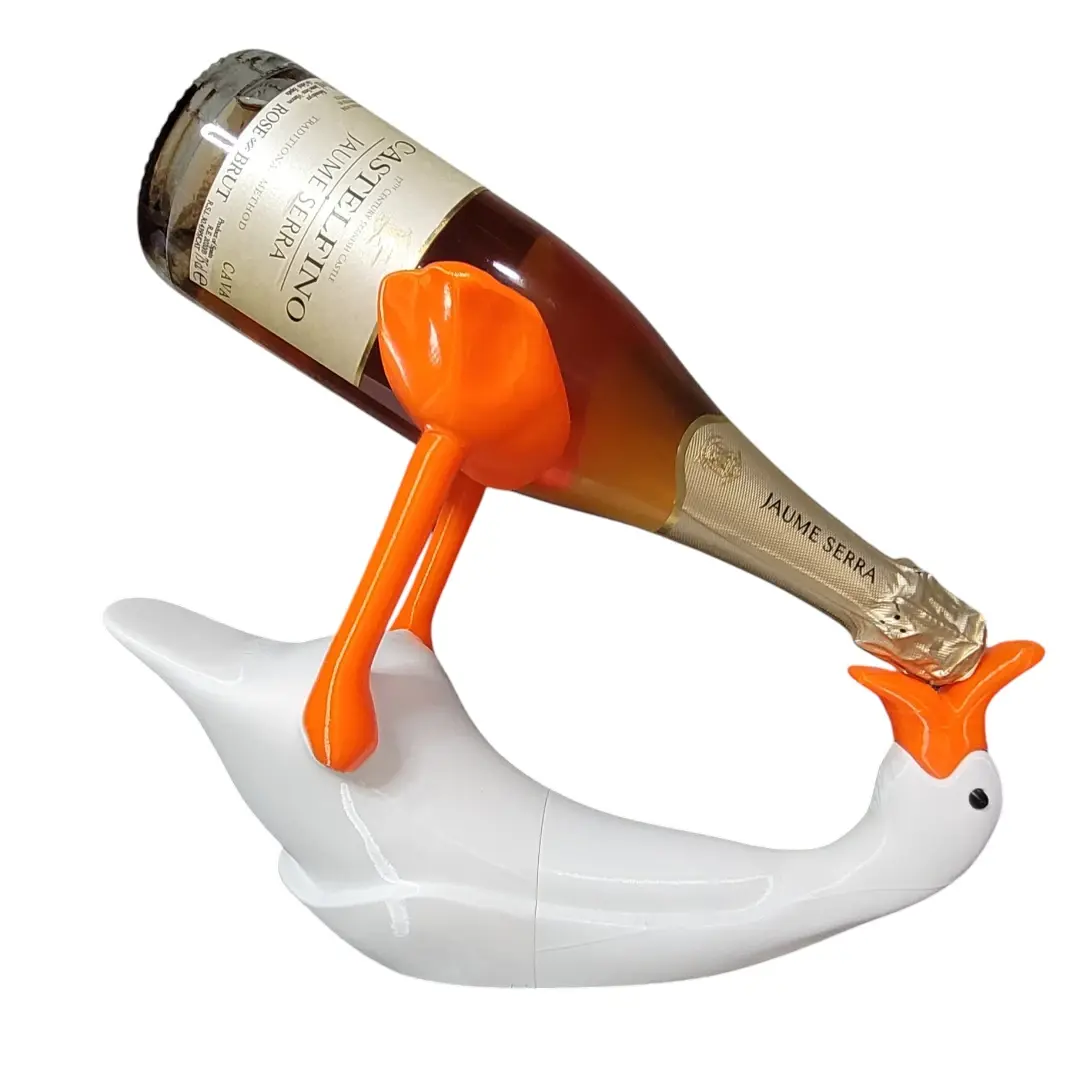 Pato/Ganso Porta-Vinho 3D
