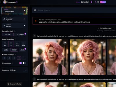 BRACAI AI tool list, showing Leonardo AI a great content tool