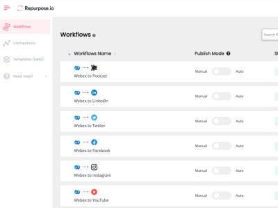 BRACAI AI tool list, showing Repurpose.io a great marketing & sales tool
