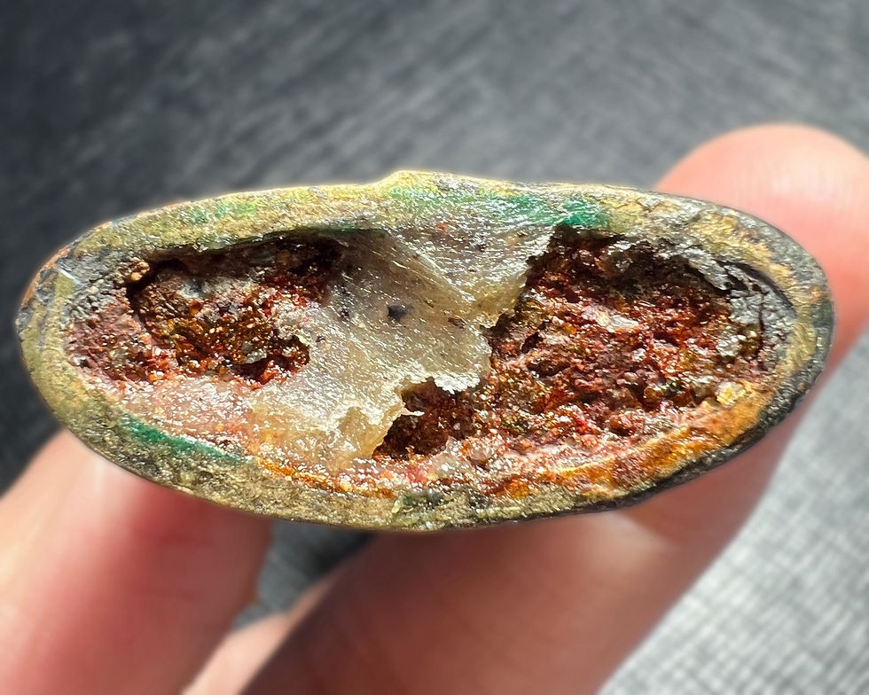 縮圖：阿贊占 2568 孟族拉曼帝王法罌 古銅色大模
