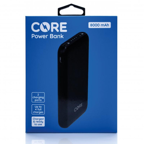 CORE Bolt Power Bank 8000 mAh Dual Port My Site