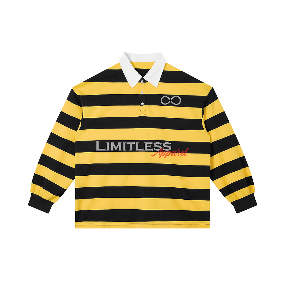 Thumbnail: Color Block Stripe Polo Shirt