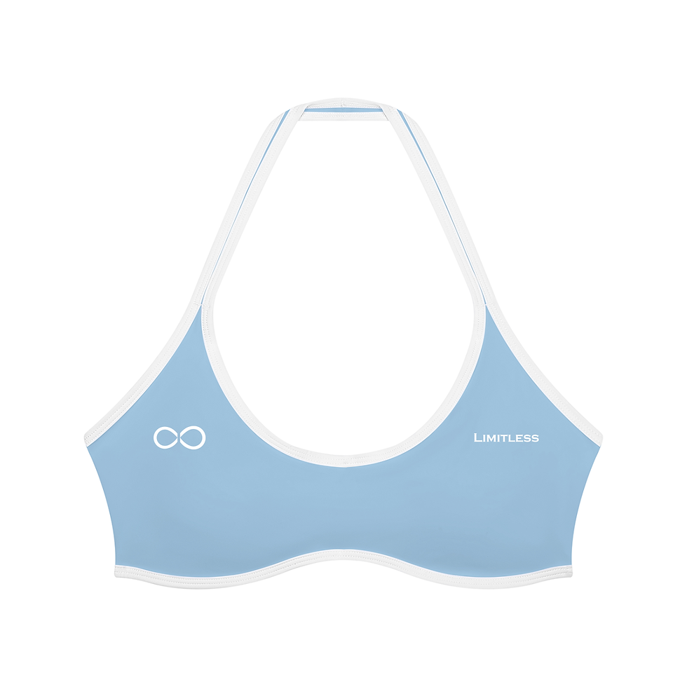 Thumbnail: Women's Halter Color Block Yoga Sports Bra