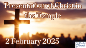 The Presentation of Christ in the Temple (2 February 2025)
