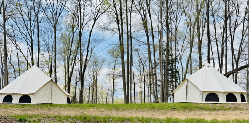 2 bell tents for rent in Nashville