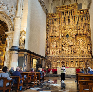 Retablo de la Seo de alabastro policromado