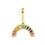 Thumbnail: 14K Multi-Gemstone Rainbow Charm