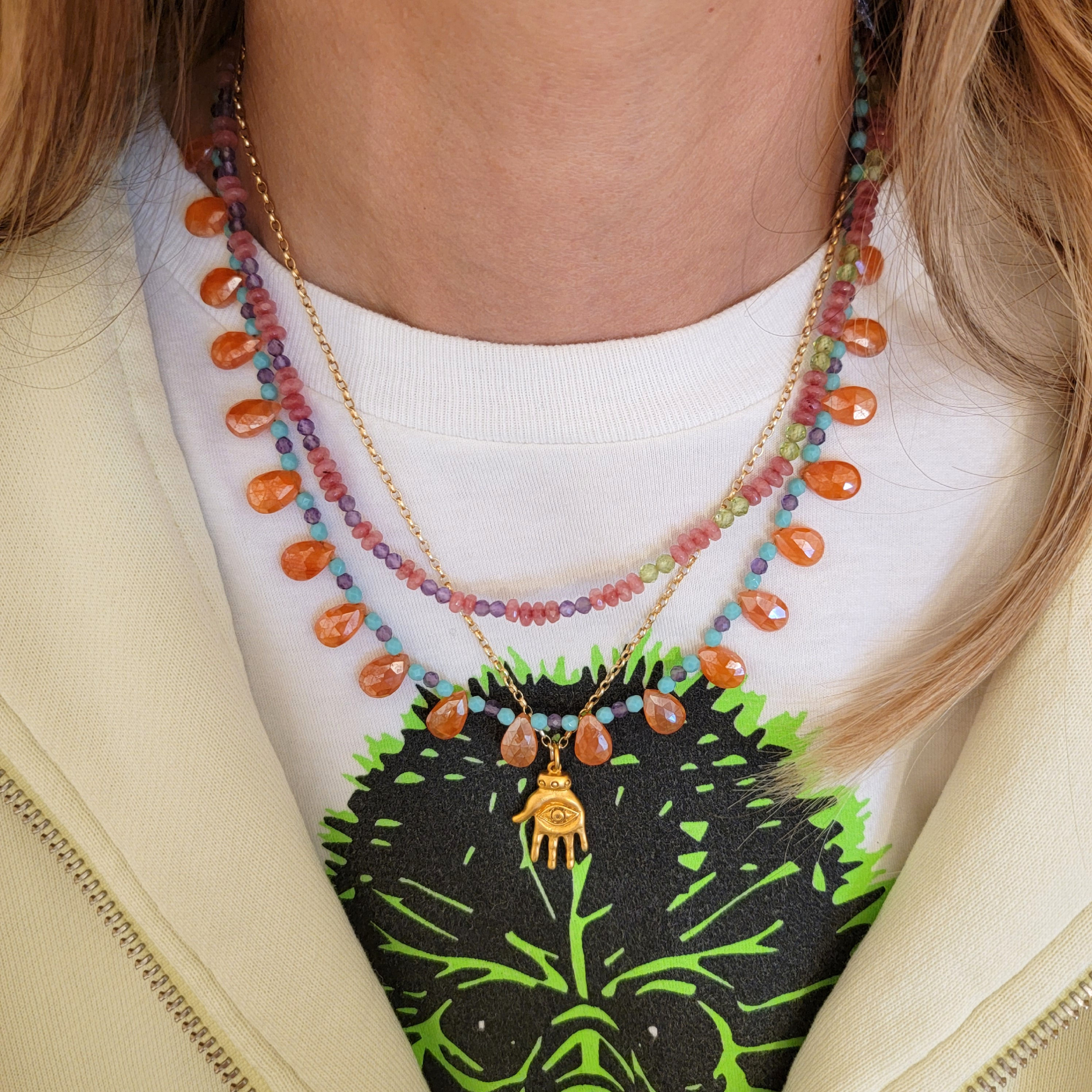 Tlaquepaque Carnelian Necklace