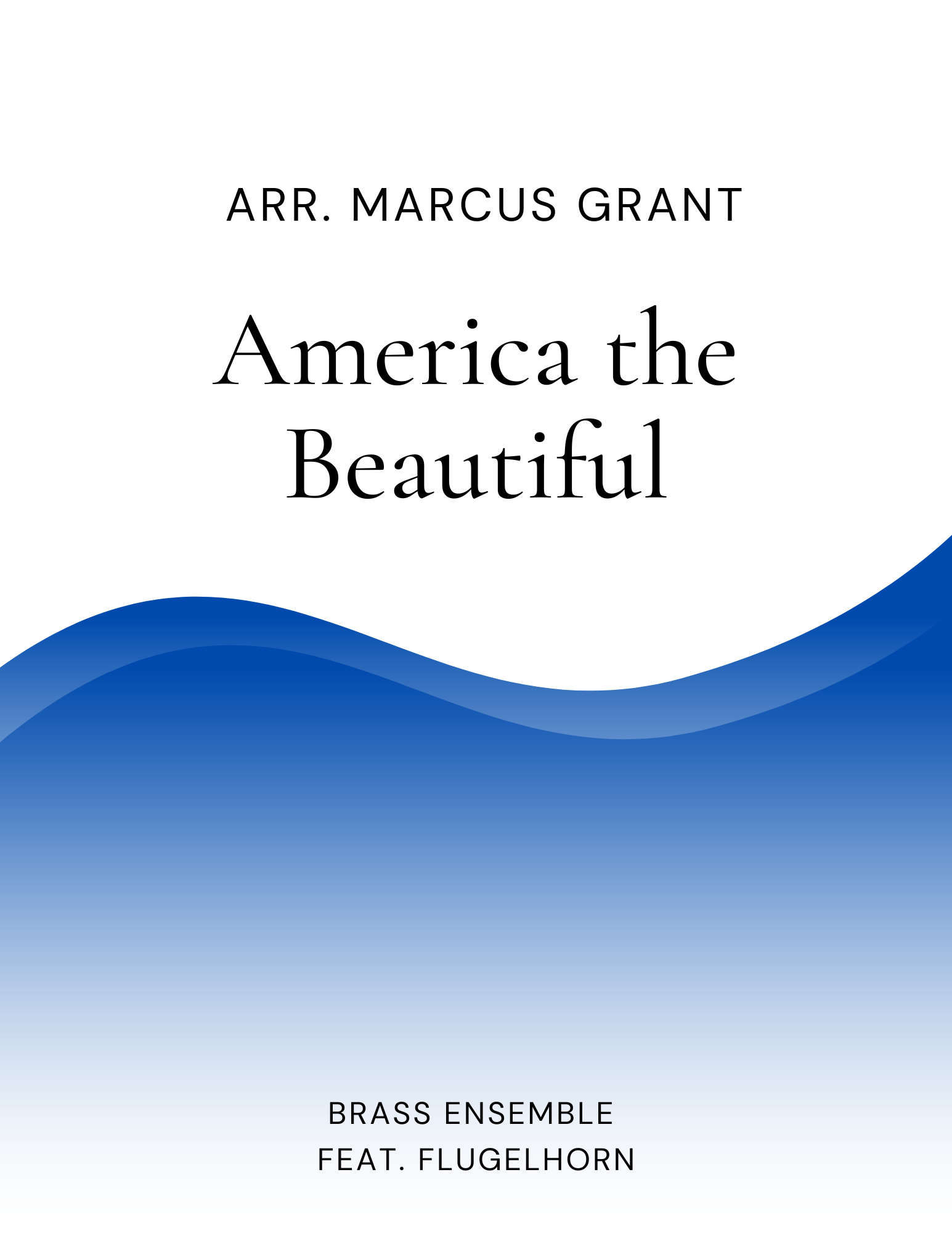 America The Beautiful for Brass Choir