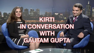 Kirti in Conversation with Gautam Gupta - The host of Bolloz.com's new web series "Celebrat