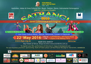 Satrangi - Seven Colors Festival to Showcase and Celebrate Multi-cultural Performing and Creative Ar