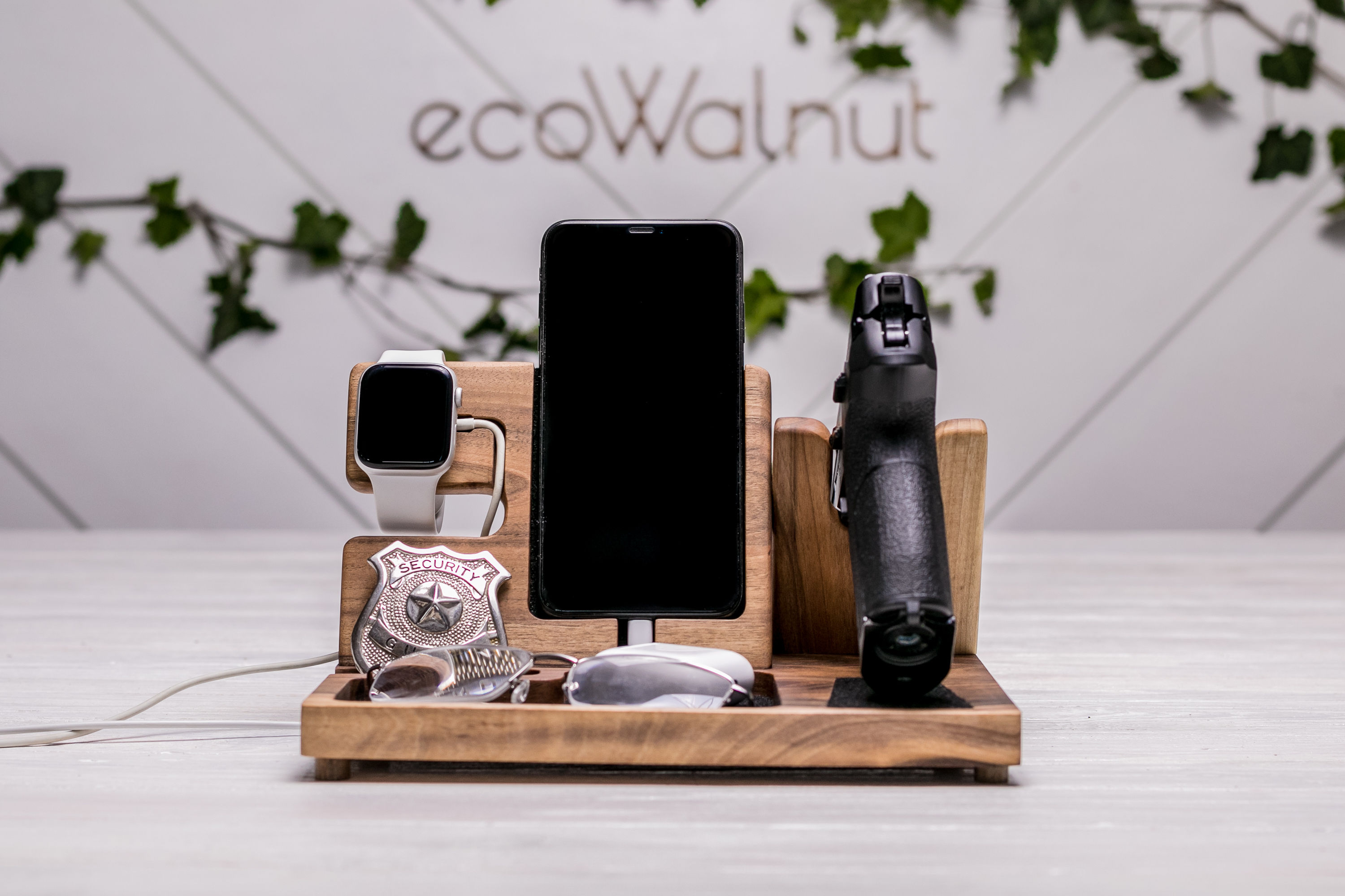 Органайзер для пистолета, iPhone и часов Apple «Police iWatch»