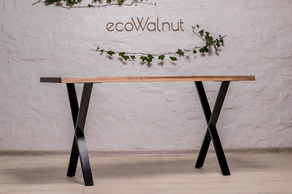 Прев'ю: Стіл EcoWalnut із живими краями L Дуб
