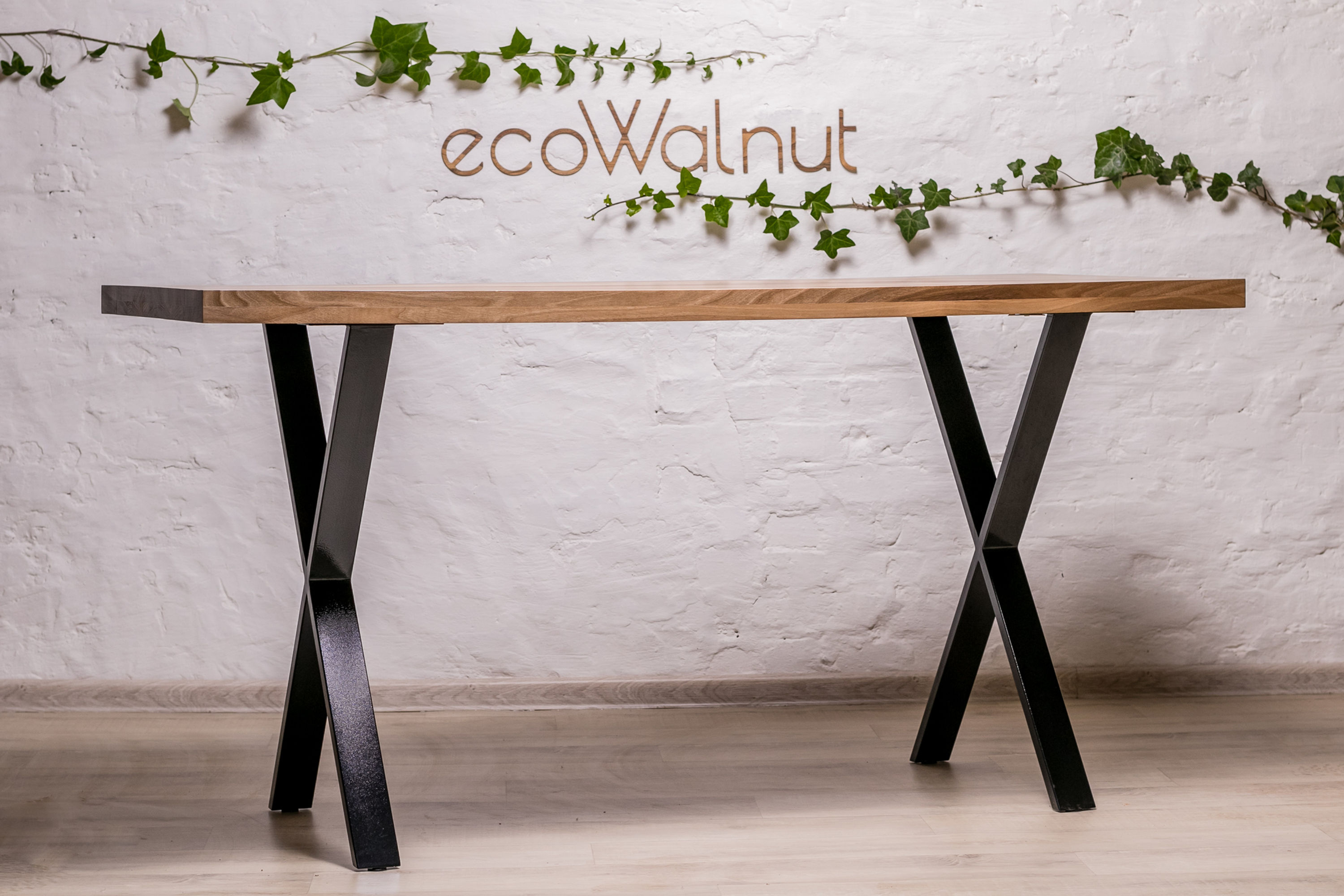 Стіл EcoWalnut із прямокутними краями L Горіх
