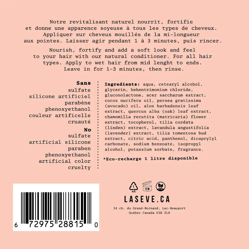 Miniature : LASÈVE LA RECHARGE REVITALISANT