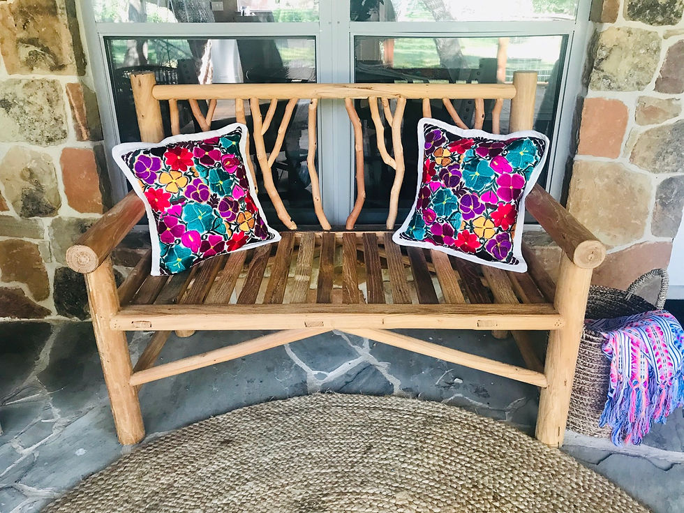 Thumbnail: Multicolored Pillow Shams - Set of 2