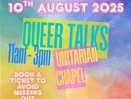 Queer Talks @ the Community Pride Fringe