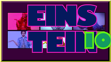 cartaz do vídeo arte O JOGO DO EINSTENIO, dirigido, escrito e protagonizado por Thor Vaz.