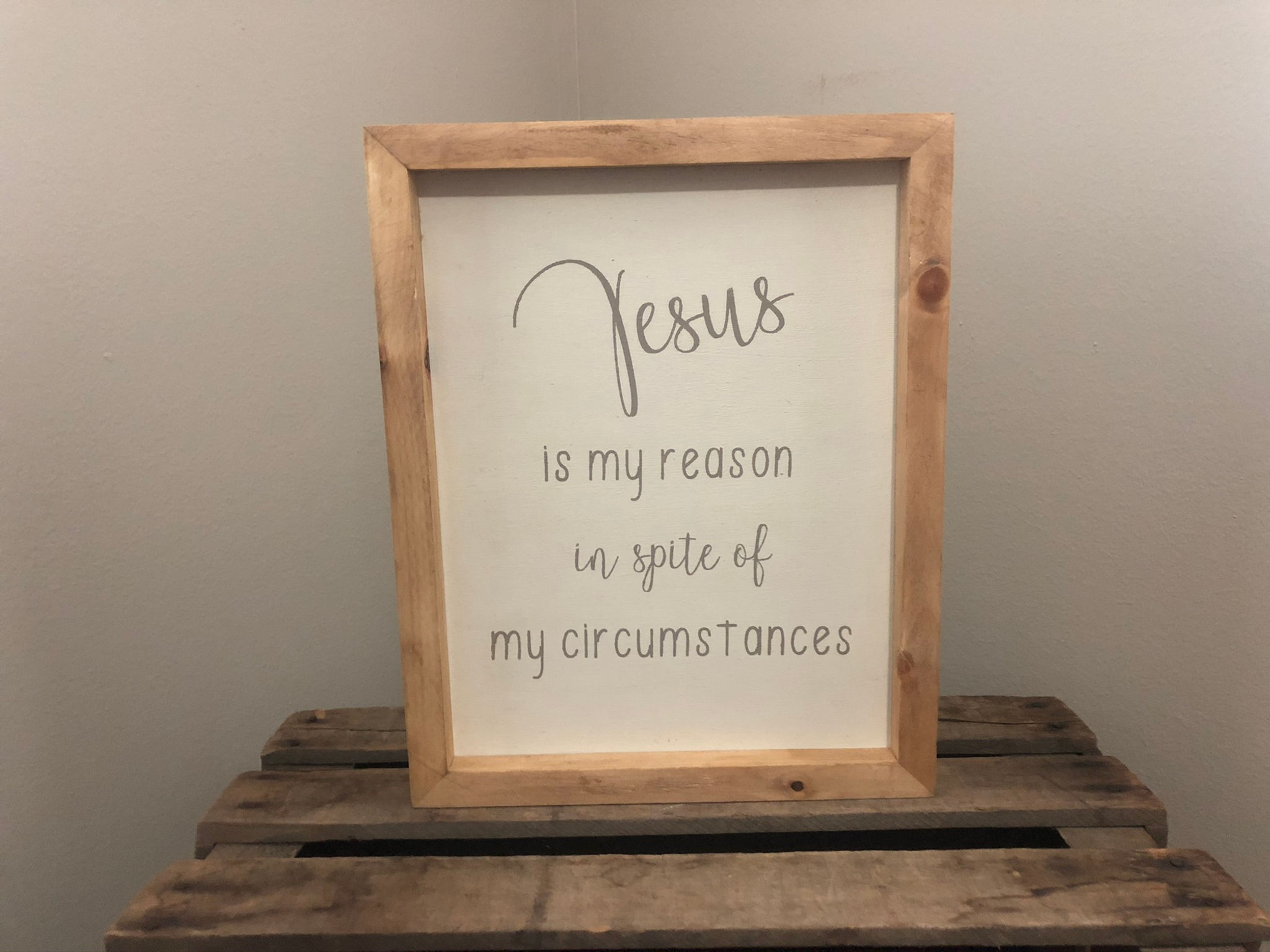 Frame color is Special Walnut, Lettering color is Light Gray