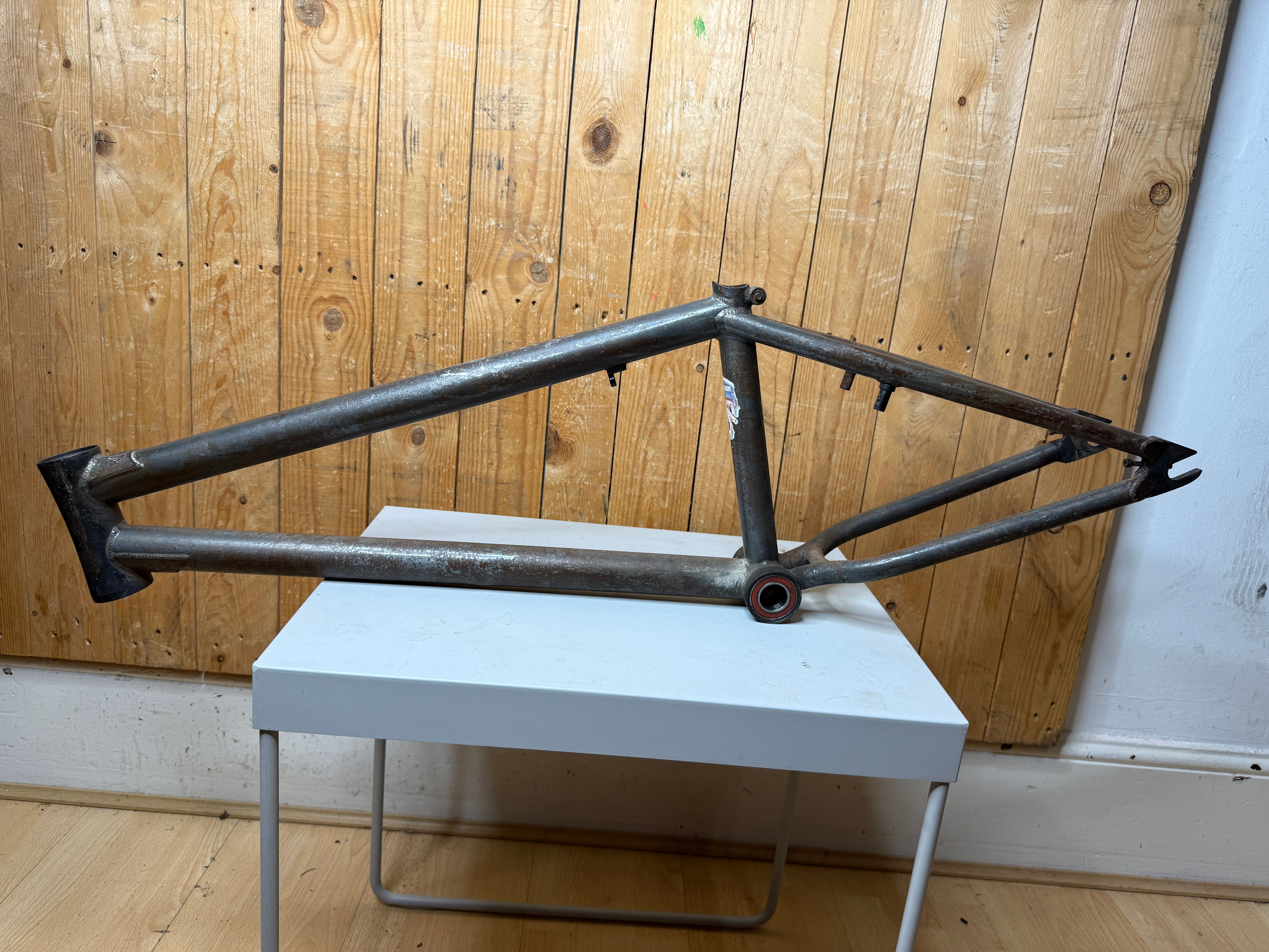 Volume Voyager 21" BMX Frame - Billy Perry Sig - Raw Aftermarket (Ex-Team)