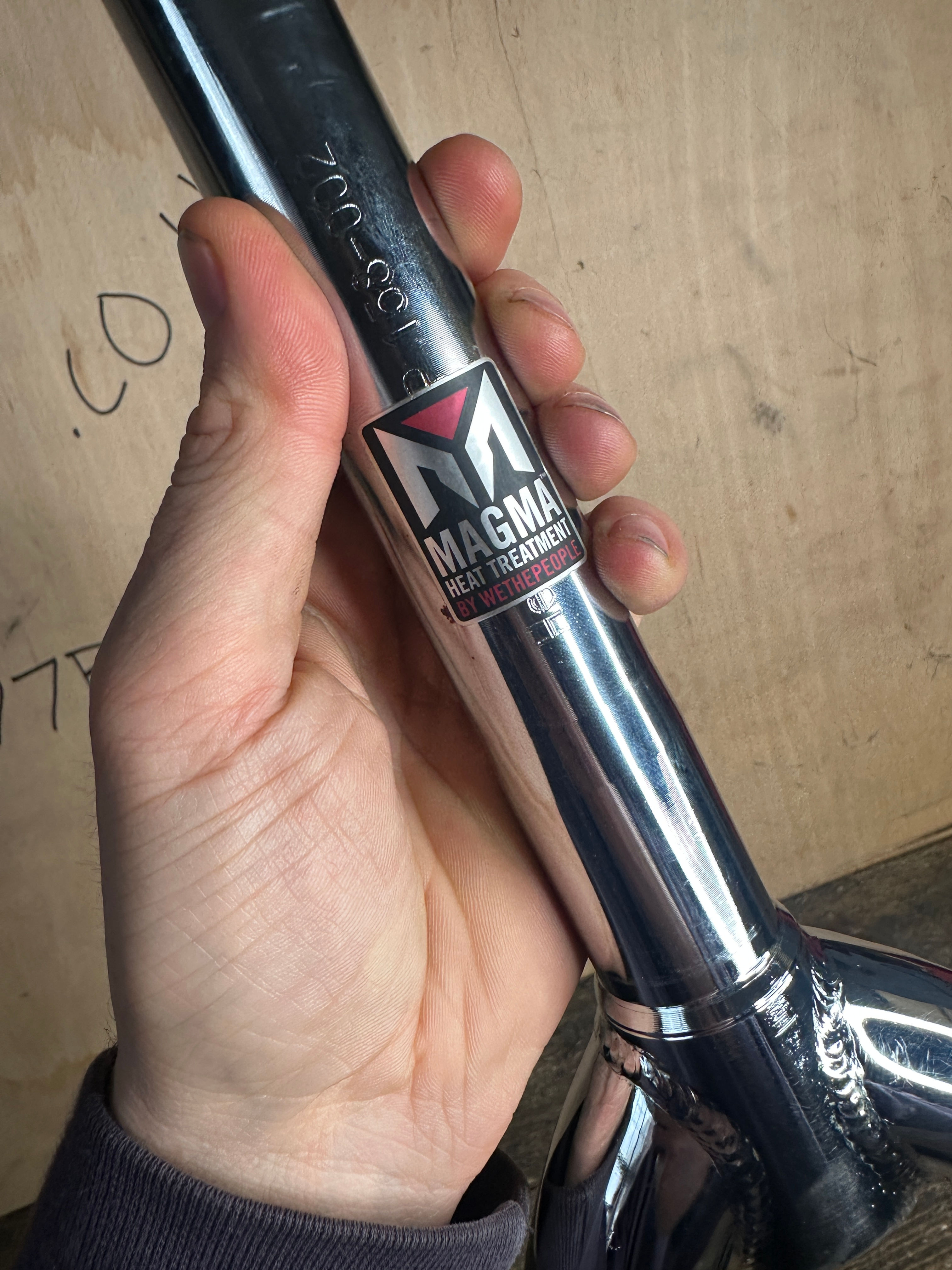 We The People Helium Custom BMX Forks | Chrome | 165mm Steerer | 25 offset