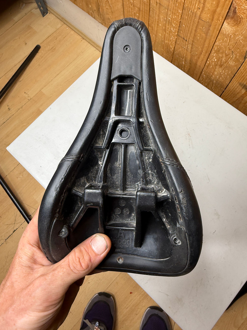Thumbnail: WeThePeople Aftermarket Tripod BMX Seat - Black WTP