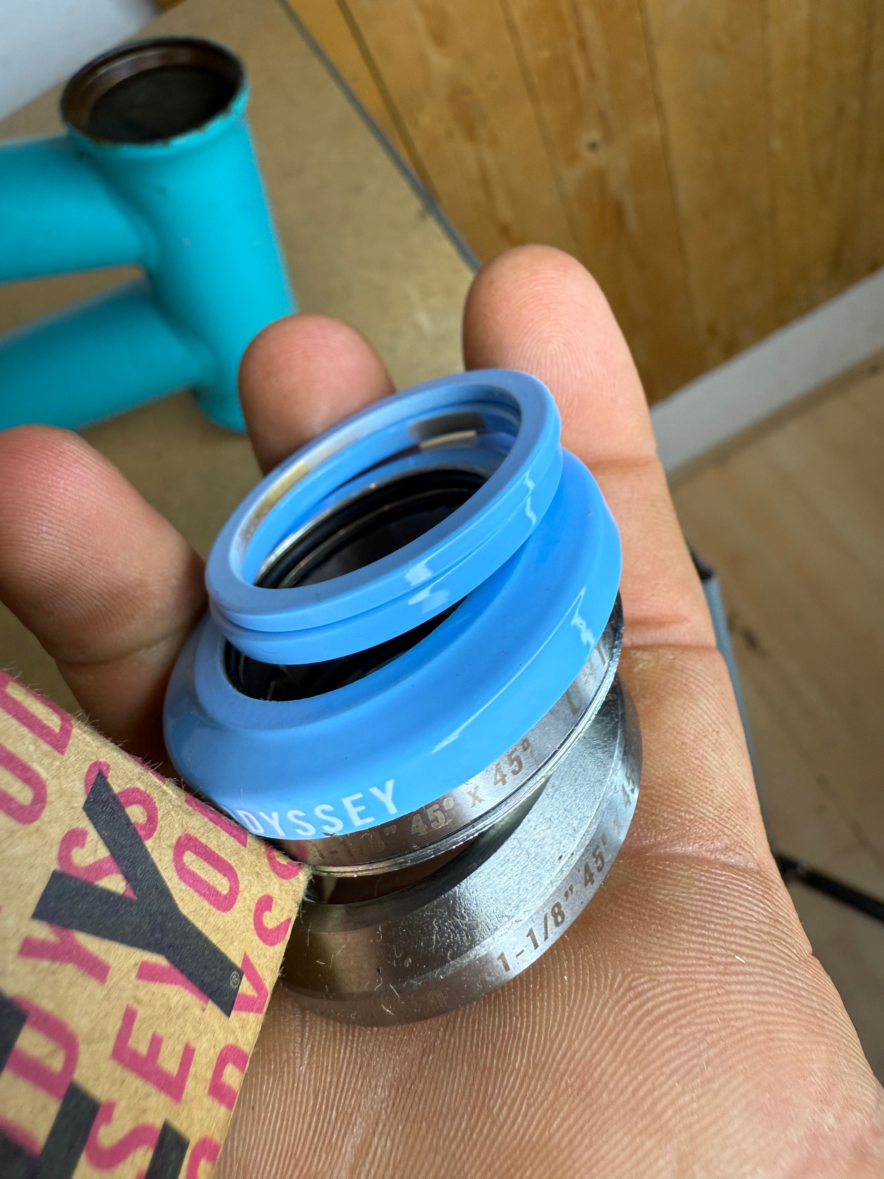 Odyssey BMX limited edition vapour blue bmx headset