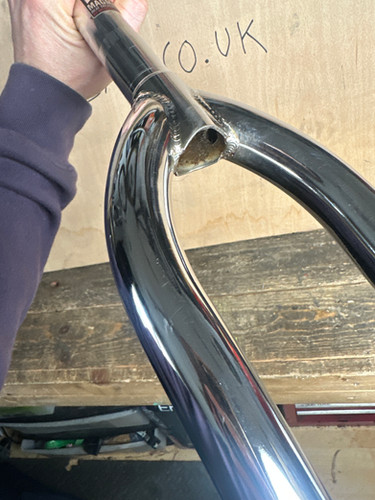 We The People Helium Custom BMX Forks | Chrome | 165mm Steerer