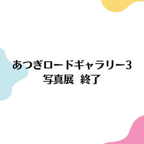 あつぎロードギャラリー3 写真展 終了